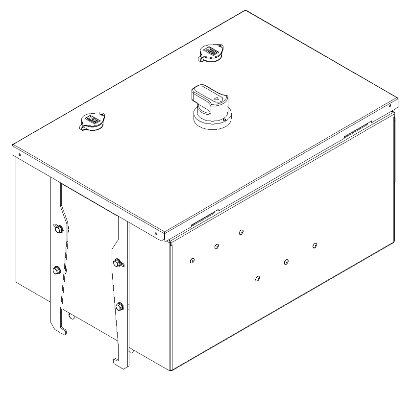 LINEBAR Коробка отбора мощности типа Plug-in 500А Al 3L+N+PER IP55 IEK без автоматического выключателя