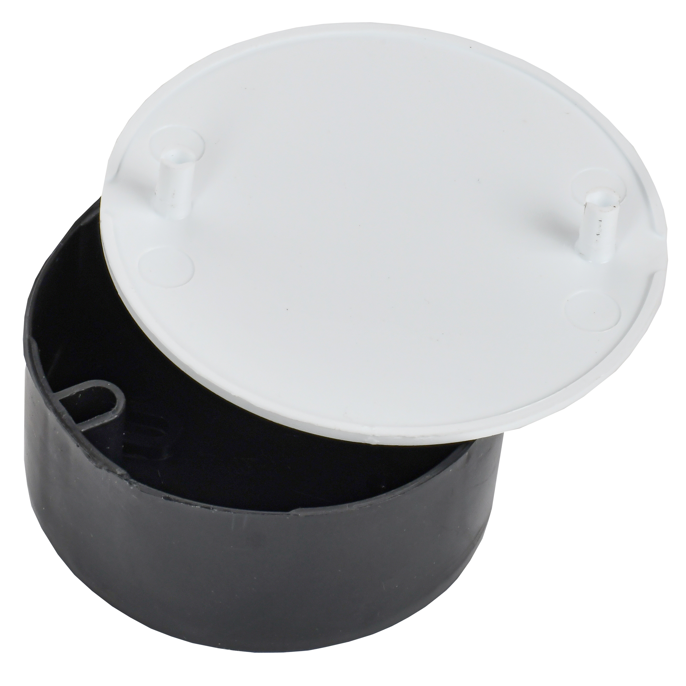 Коробка распаячная У195 D=65х30мм для твердых стен (с крышкой) IEK