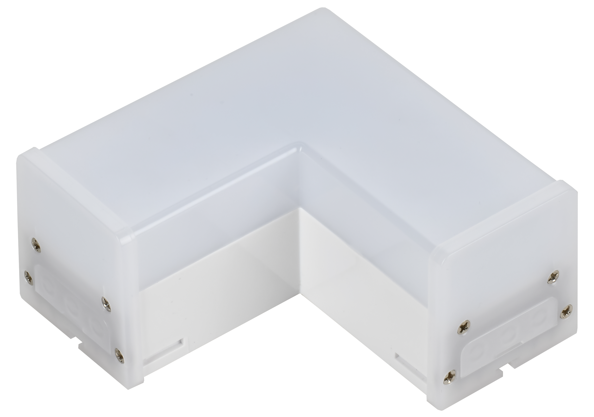 Светильник светодиодный L-образный 1010 8Вт 4000К 117х117х58мм белый IEK