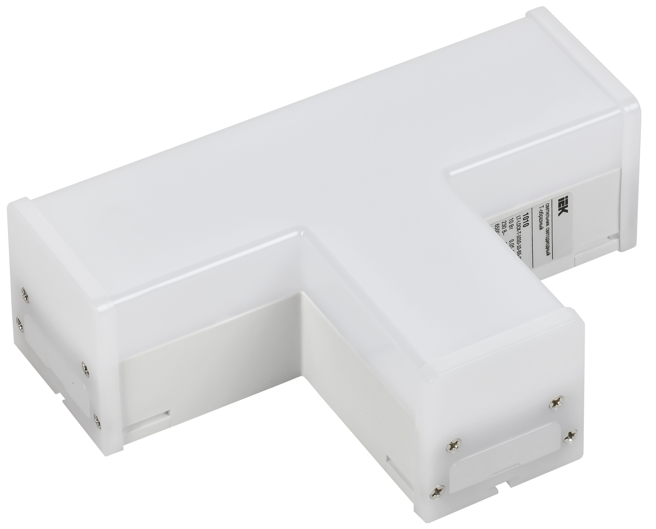 Светильник светодиодный T-образный 1010 10Вт 6500К 117х180х58мм белый IEK