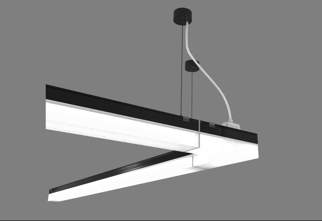 Подключение только одного кабеля питания для световой схемы до 1000 Вт