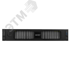 Сервер двухпроцессорный RS224 2U, ОЗУ до 16 слотов, SSD 16Х2.5'' SATA/SAS/NVMe