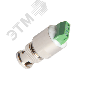 Передатчик видеосигнала по витой паре AHD/CVI/TVI, 1хBNC до 500 м