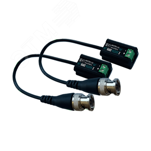 Комплект приемопередатчиков видеосигнала по витой паре AHD/TVI/CVI, до 500 м