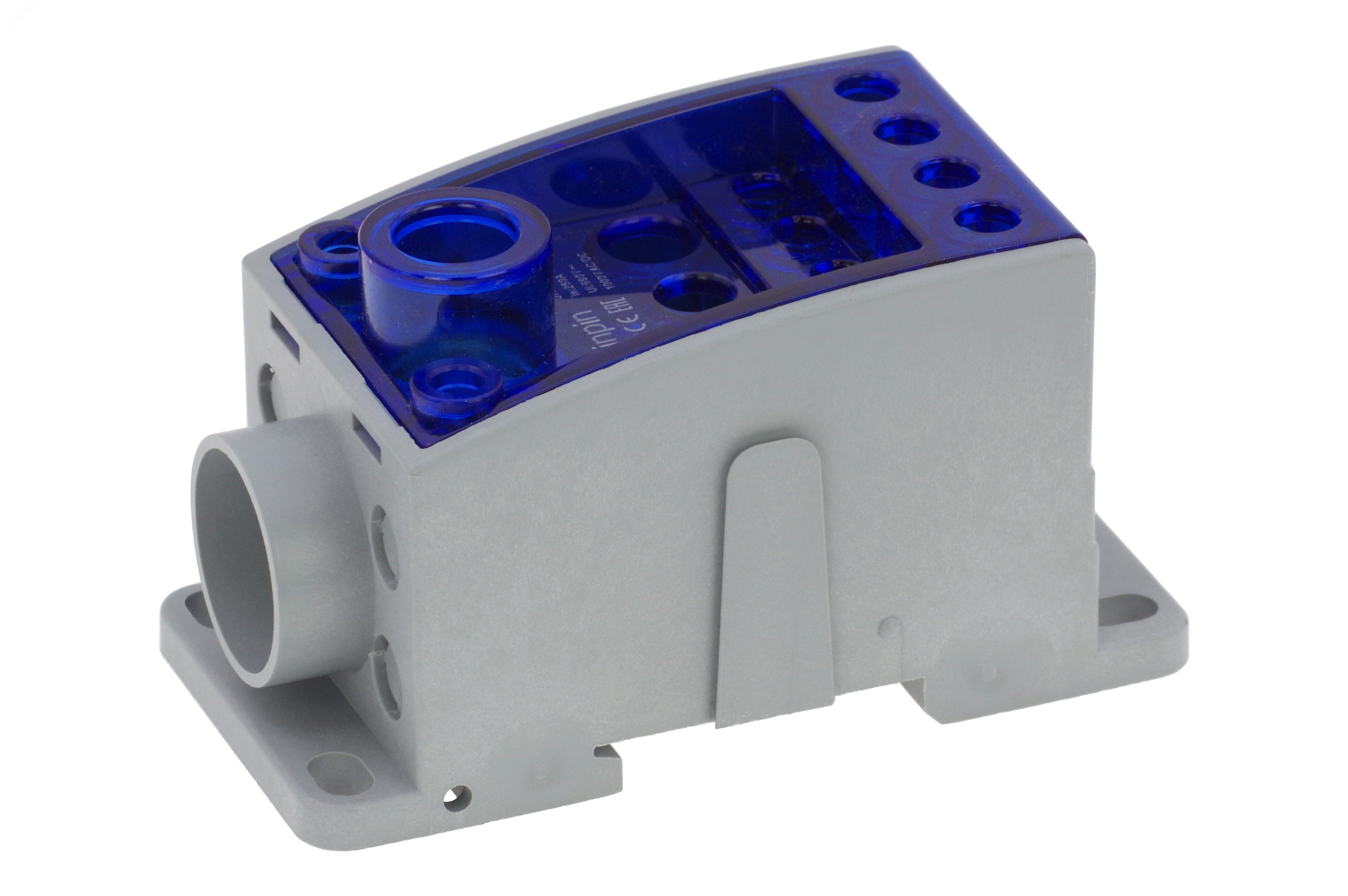 Блок распределительный 250A, 1 полюс, 12 подключений 1x120мм,3x25мм,4x16мм,4x10мм