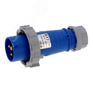 Вилка кабельная 16A/230V/1P+N+E/IP67