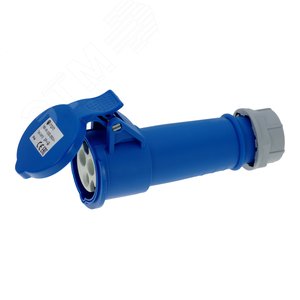 Розетка кабельная 16A/230V/1P+N+E/IP44