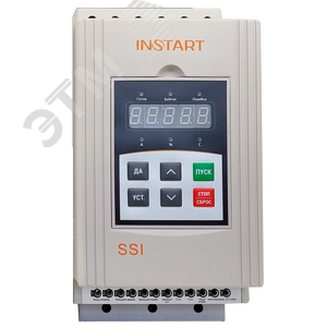 Устройство плавного пуска SSI-55/110-04 55кВт, 110А, 3Ф, 380В±15%, 50Гц/60Гц, IP20, без встроенного байпаса