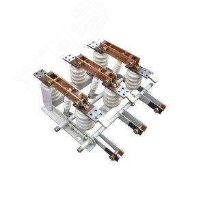 Разъединитель РВЗ-0,25-10/1000-II  с рычагами и   фланцами привод справа