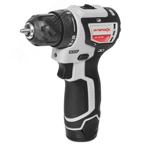 Дрель-шуруповерт бесщеточная аккумуляторная ДА-10/12В 36 КомбиМАКС (Li-ion, сумка, 2 аккум., 2Ач, 4 насадки),