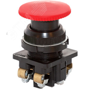 Кнопка красная КЕ-021 Гриб 1но+1нз исполнение 2