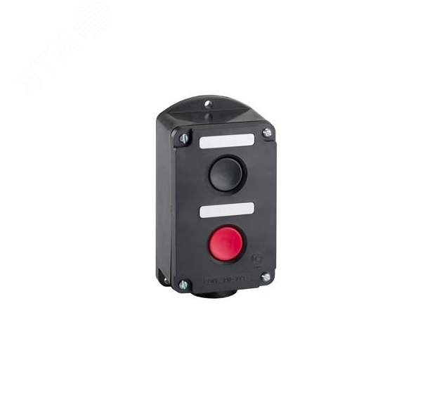 Пост кнопочный ПКЕ 212/2(черн.гр.крс.гр.)