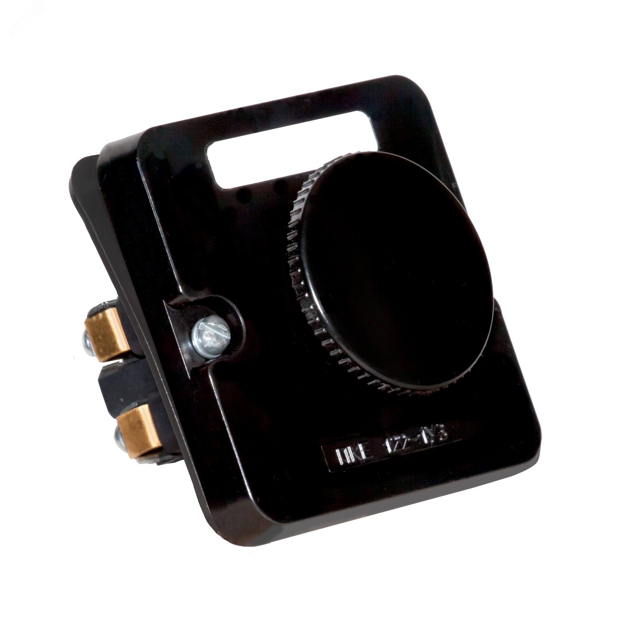 Пост кнопочный ПКЕ 122/1 черный грибок