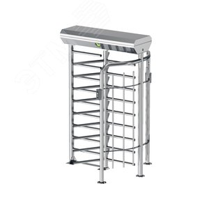 Турникет полноростовой двухпроходной роторный, ширина планки 550мм, встроенные считыватели Em-marine/Hid, Wiegand 26, ПДУ и ИК-пульт в комплекте