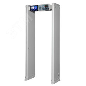 Металлодетектор арочный, переключение количества зон сканирования 18, 12 и 6