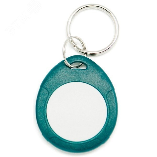 Брелок Mifare IL-07MGW 1K с кольцом зелёный  с белым