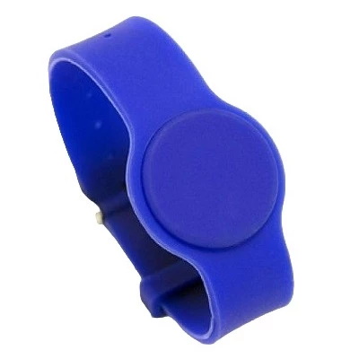 Браслет IL-20MB силиконовый с застёжкой. Cиний