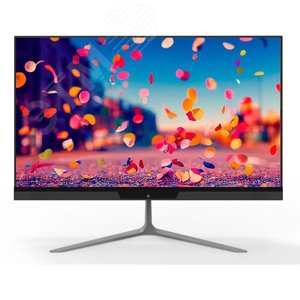 Моноблок Office 23IGLG 23.8'' 1920x1080/Cel N4020/8Gb/SSD256Gb/UHDG 600/CR/черный/DOS