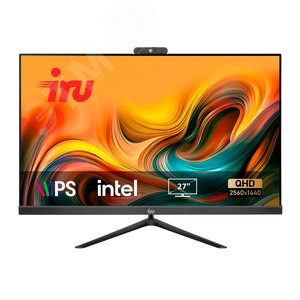 Моноблок Office 27IH5P2K 27'' 2560x1440/QHD i5 11400/16Gb/SSD1Tb/UHDG 730/CR/черный/DOS