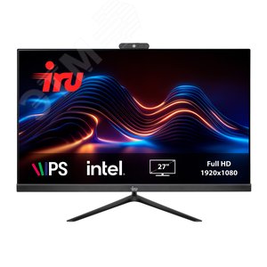 Моноблок Office 27IH5P 27'' 1920x1080/i5 11400/8Gb/SSD256Gb/UHDG 730/черный/DOS
