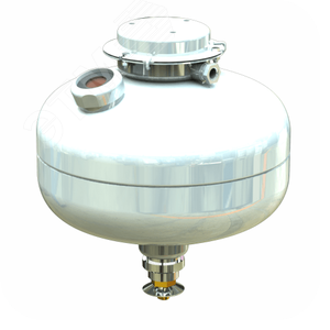 Модуль пожаротушения тонкораспыленной водой МУПТВ(Взр)-13,5-ГЗ-ВД (t?C=-50_п) (Hуст от 2 до 6 м, локально защищаемая площадь - макс.ранг 233В)