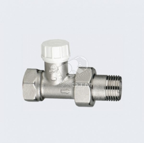 Вентиль на обратную подводку прямой 1/2' ВН