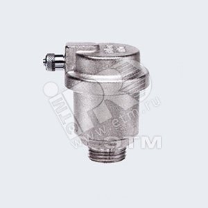 Воздухоотводчик автоматический 1/2' никелированный боковой спуск