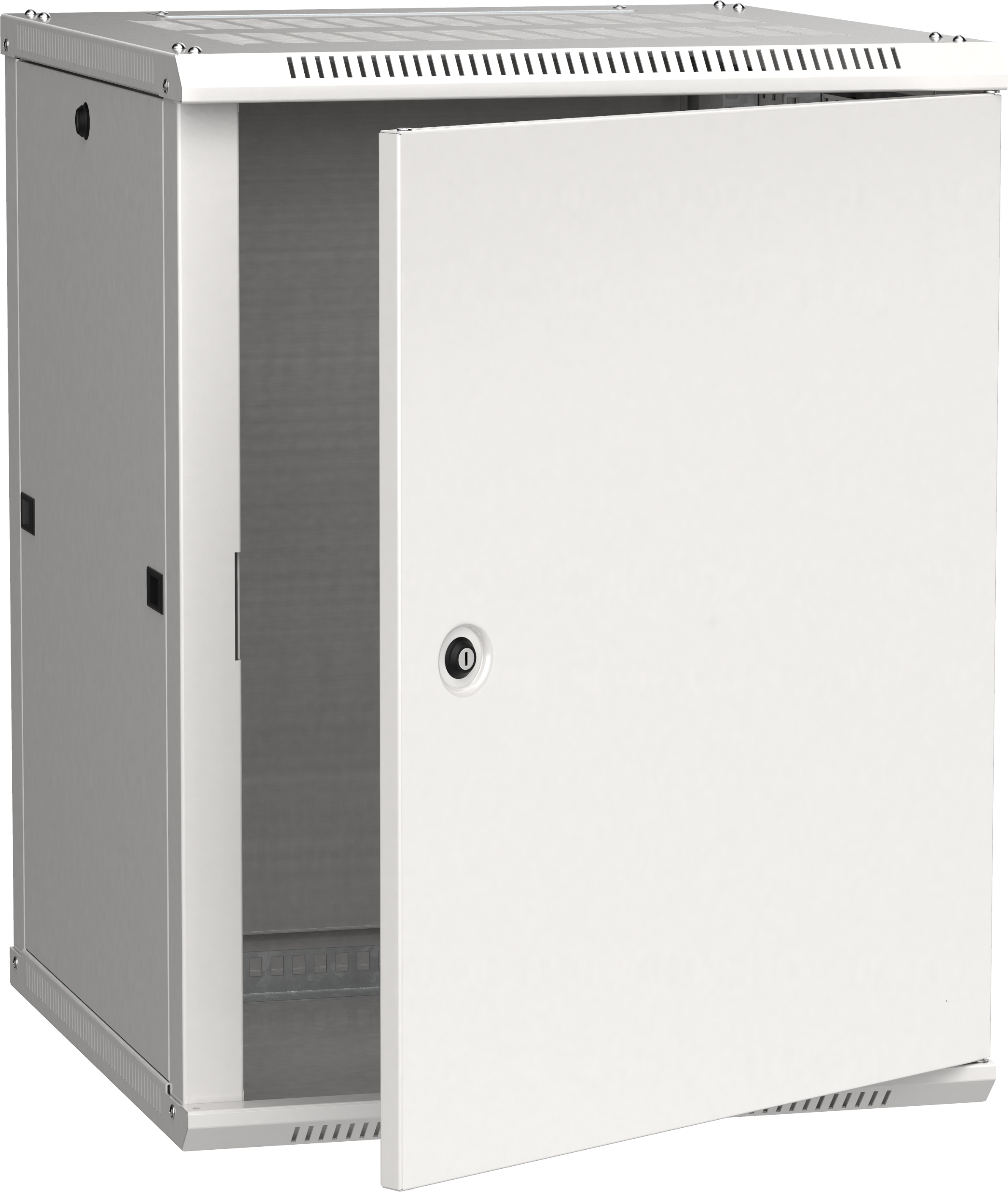 ITK Шкаф настенный LINEA W 15U 600х600мм дверь металл RAL 7035