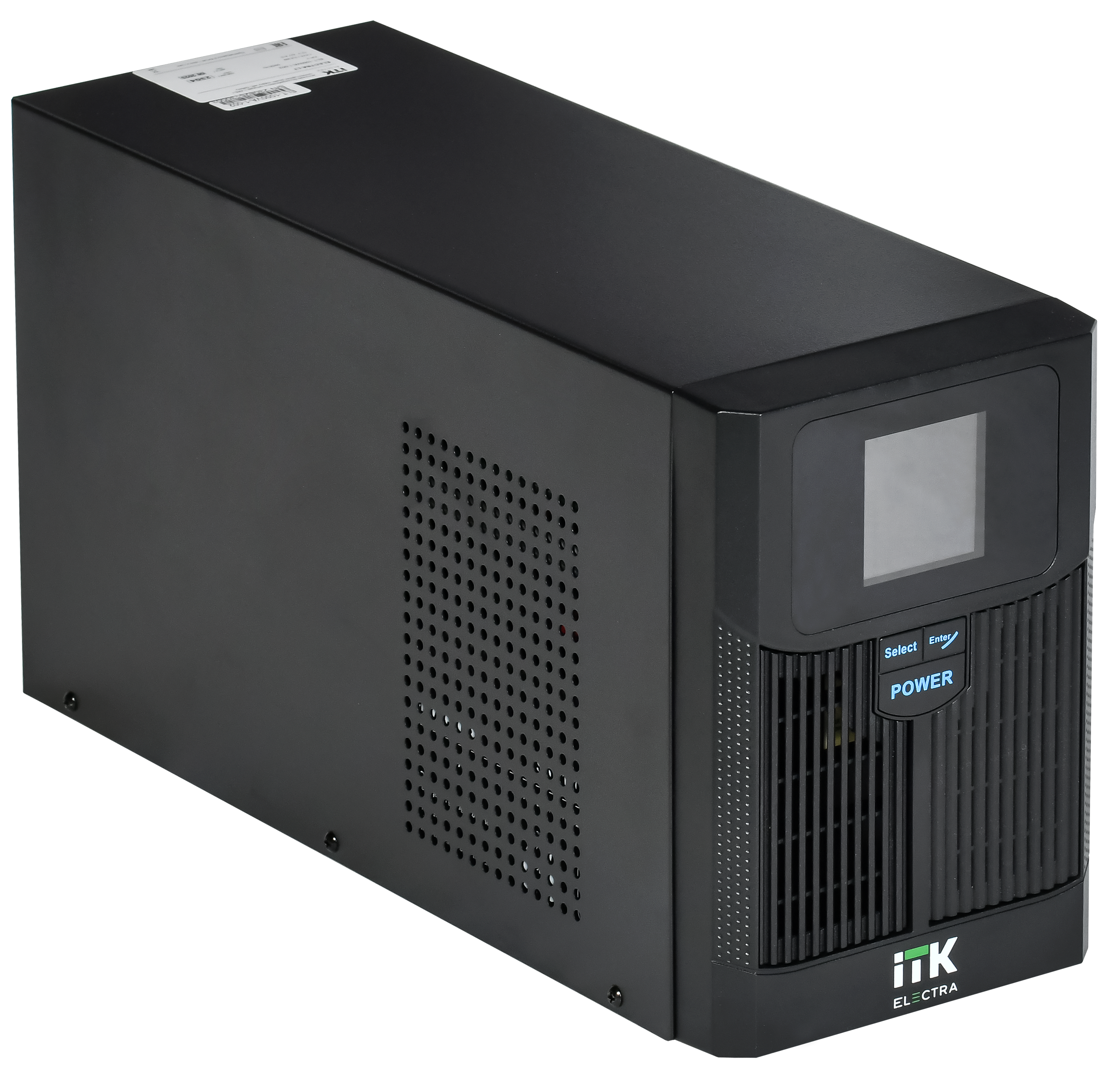 ITK ELECTRA LT ИБП однофазный линейно-интерактивный 1,5кВА/1,2кВт 2хSchuko LCD дисплей 24VDC без АКБ USB RJ45/11