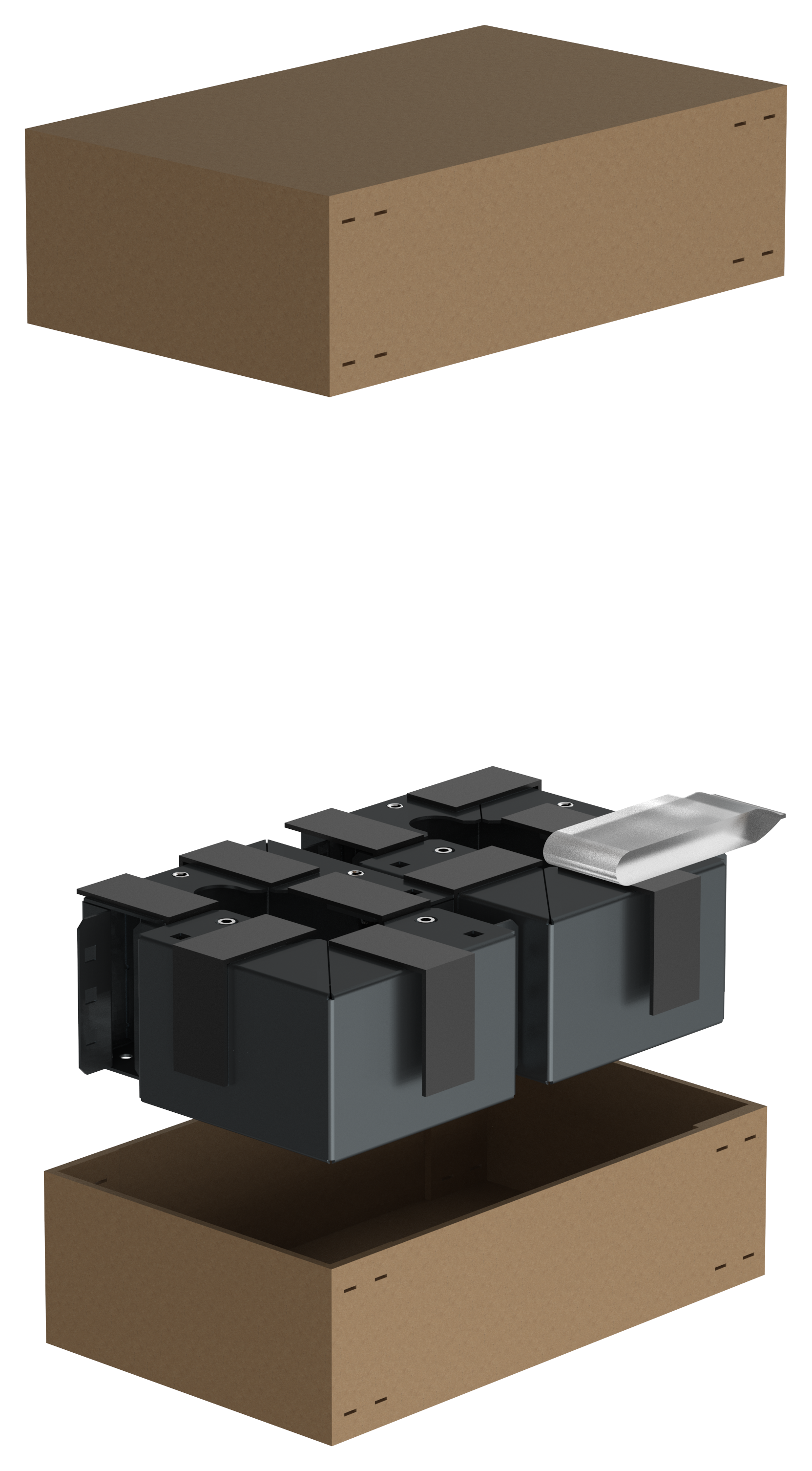 ITK LINEA S Уголок цоколя h=100мм черный (4шт/компл)