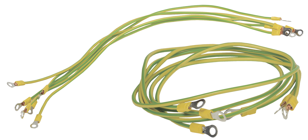 ITK Комплект проводов заземления (50cм - 6шт; 80cм - 3шт)