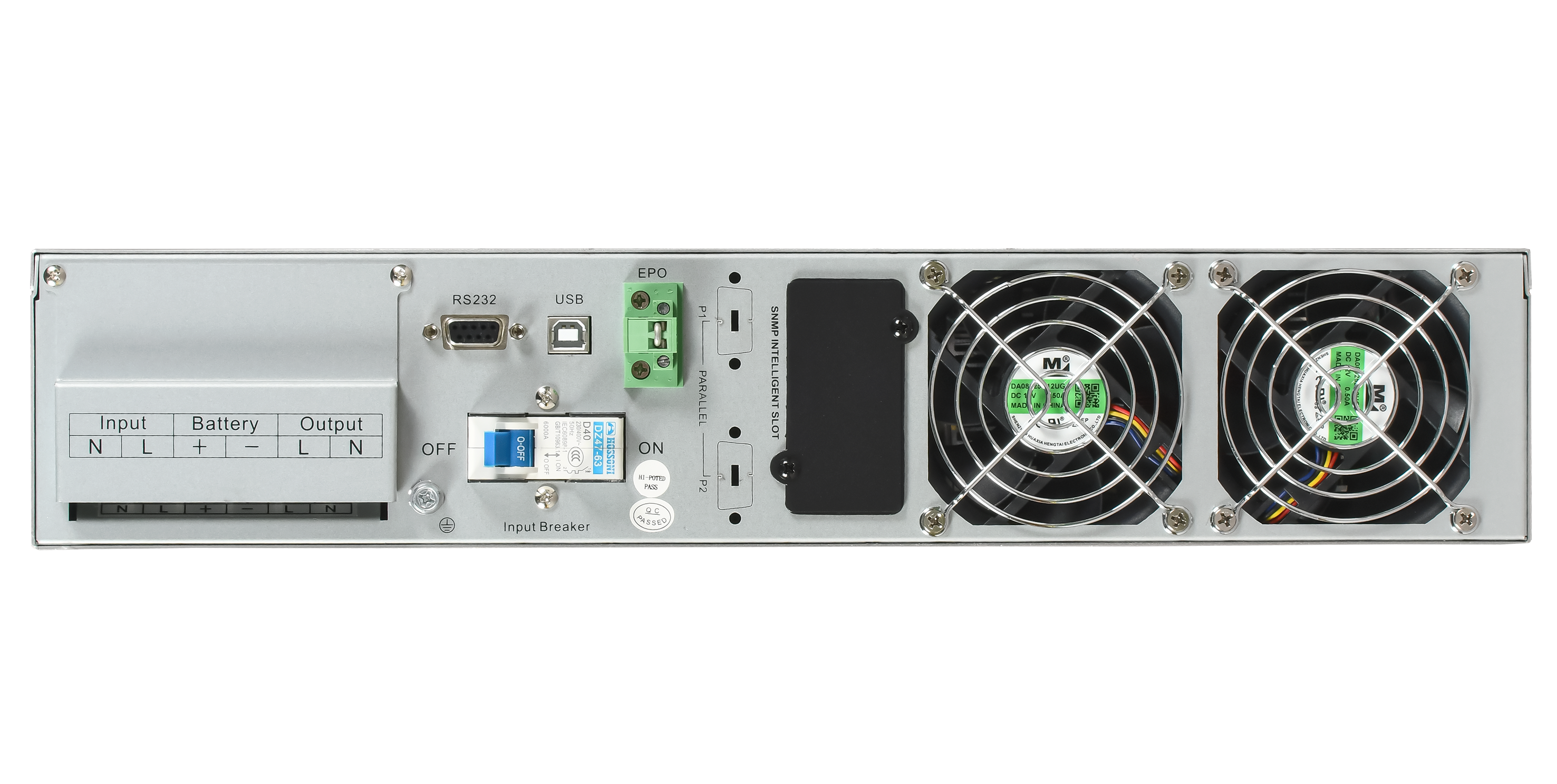 ITK ELECTRA OR ИБП однофазный онлайн 6кВА/6кВт 2U LCD дисплей 192-240VDC клеммная колодка без АКБ с регулируемым зарядным устройством USB EPO RS232 SNMP слот Rack/Tower
