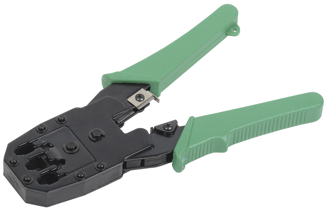 ITK Инструмент обжимной для RJ45/RJ12/RJ11 ручка PVC