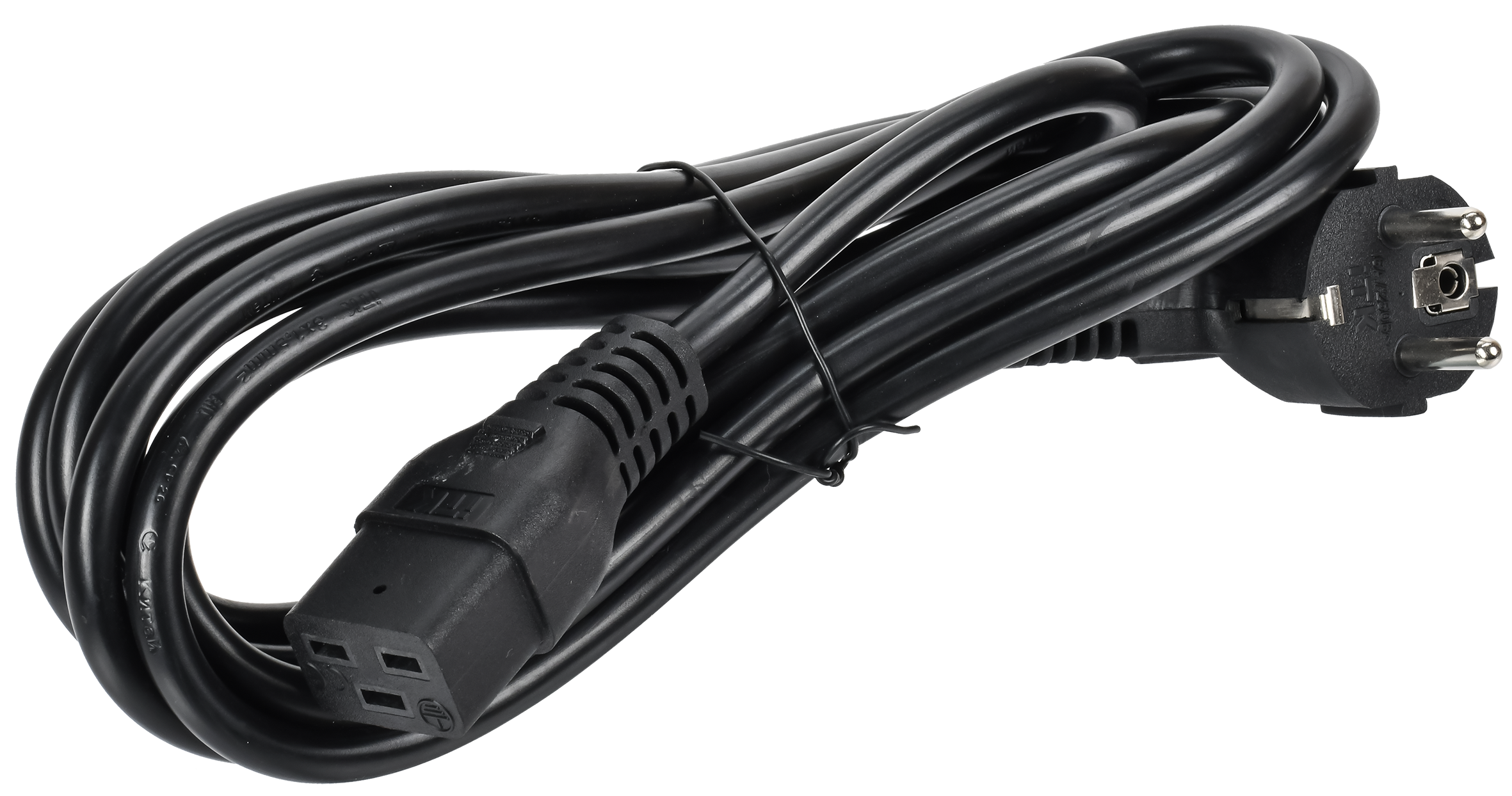 ITK Кабель электропитания PDU сечением 3х1,5 3М с разъёмами C19 и Schuko