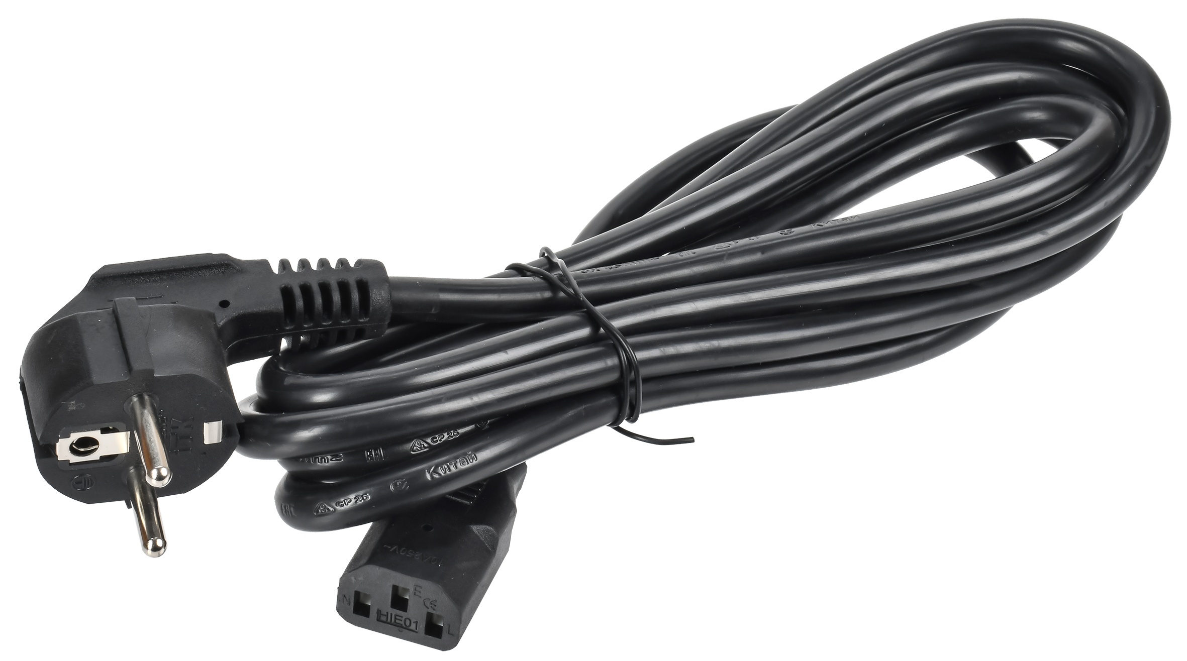 ITK Кабель электропитания PDU 3х1,5мм2 2м с разъёмами С13-DIN49441 (нем. станд.)