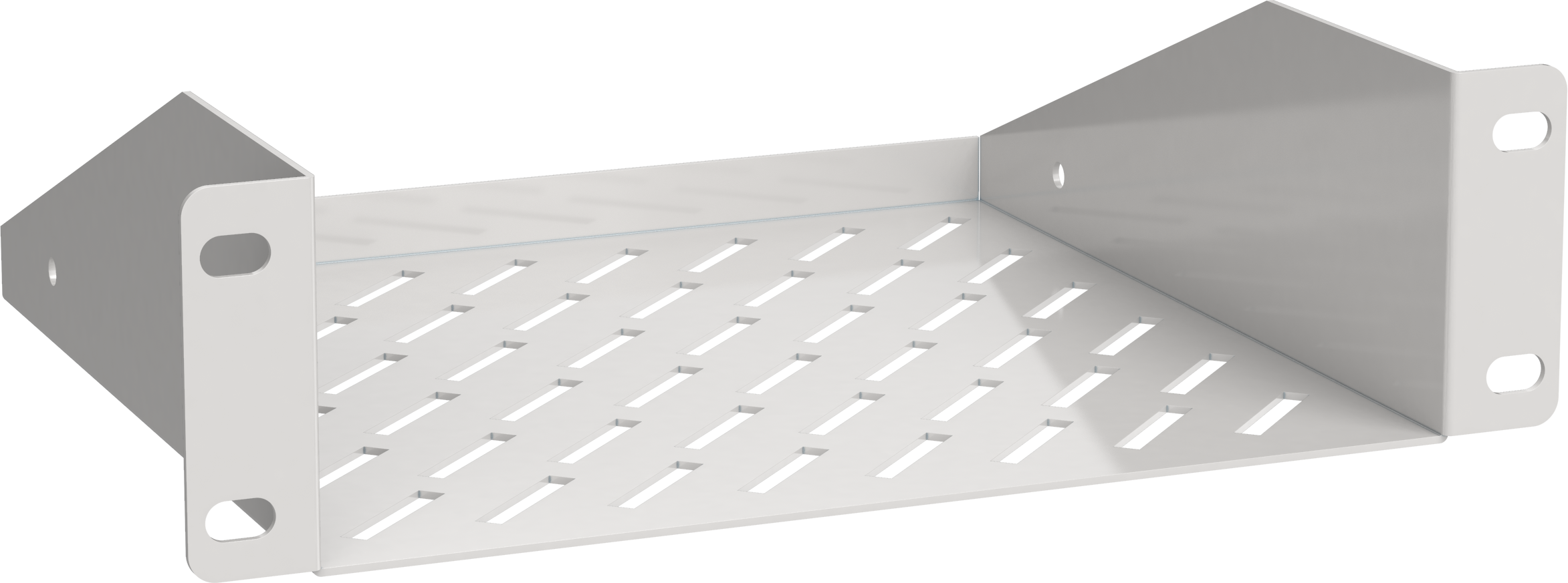 ITK Консольная полка глубиной 200мм для шкафа 10" серии LINEA WS серая