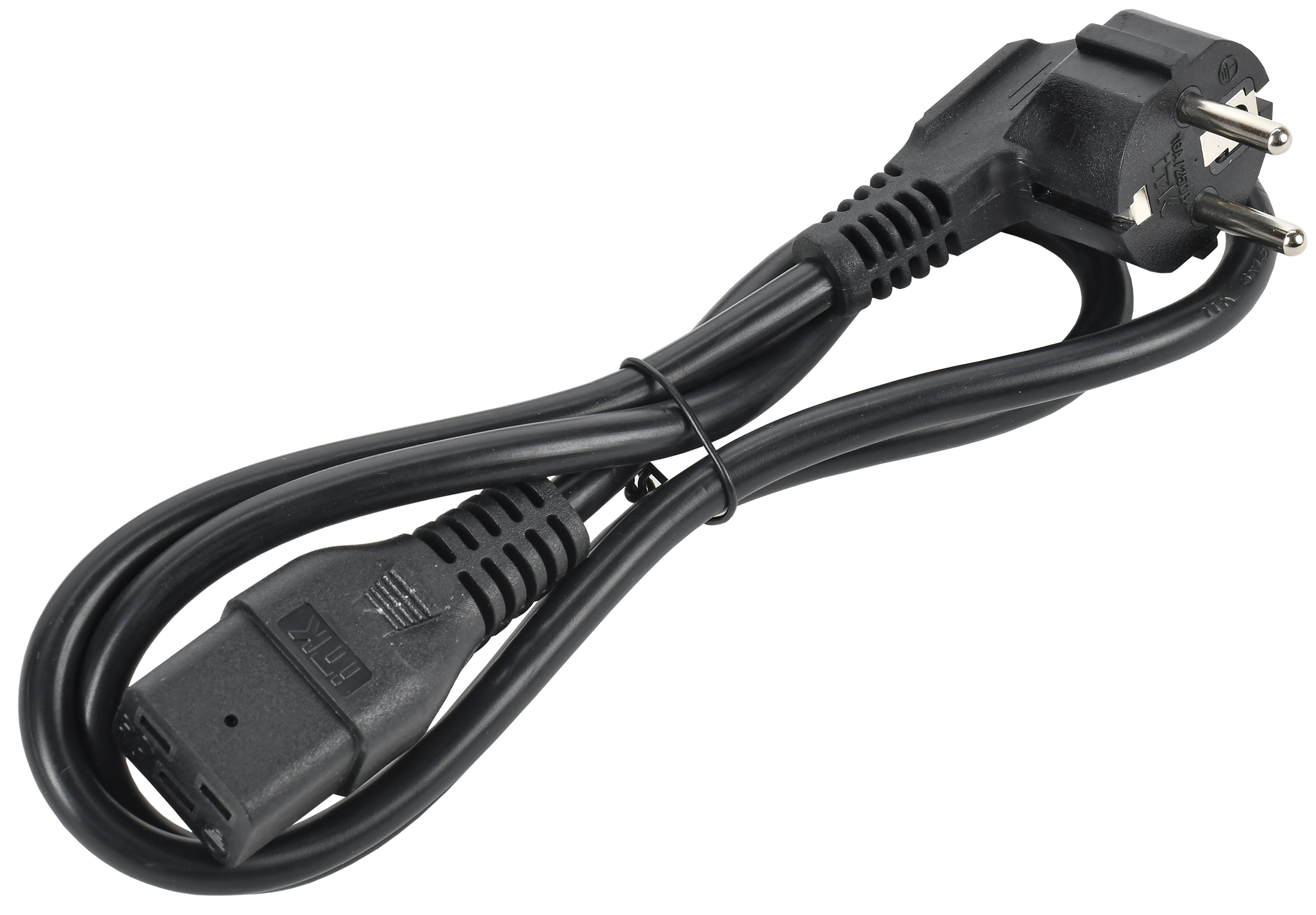 ITK Кабель электропитания PDU сечением 3х1,5 1М с разъёмами C19 и Schuko