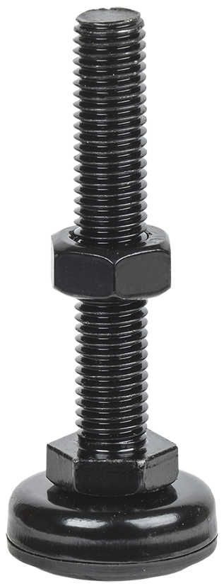 ITK Регулируемая опора (ножка) М12 90x34мм черная