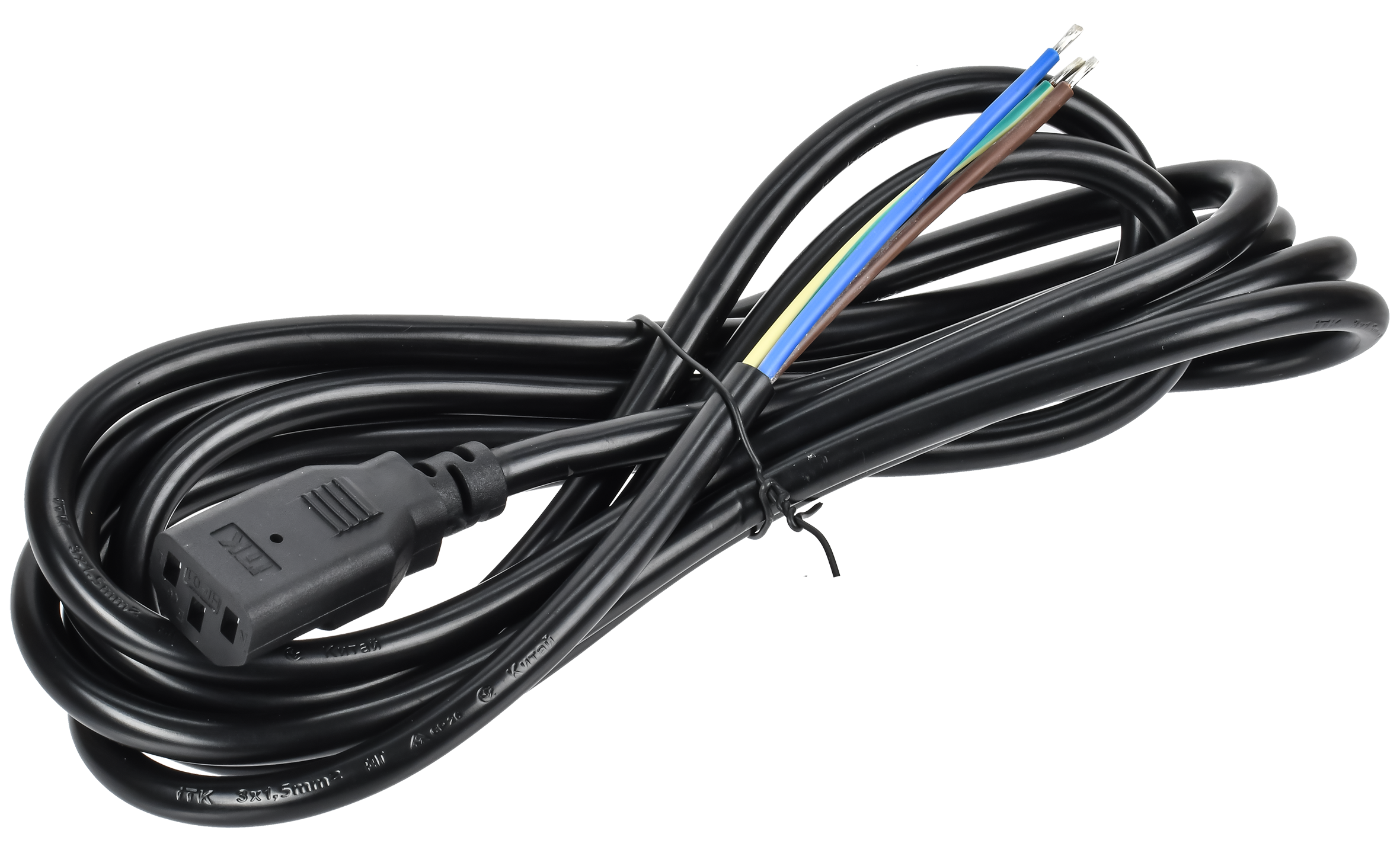 ITK Кабель электропитания PDU 3х1,5 3М с разъёмом С13-б/р