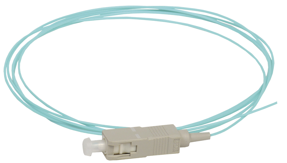 ITK Оптический коммутационный монтажный шнур (пигтеил), (MM), 50/125 (OM3), SC/UPC, LSZH, 1,5м