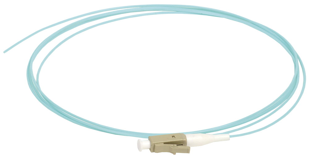 ITK Оптический коммутационный монтажный шнур (пигтеил), (MM), 50/125 (OM3), LC/UPC, LSZH, 1,5м