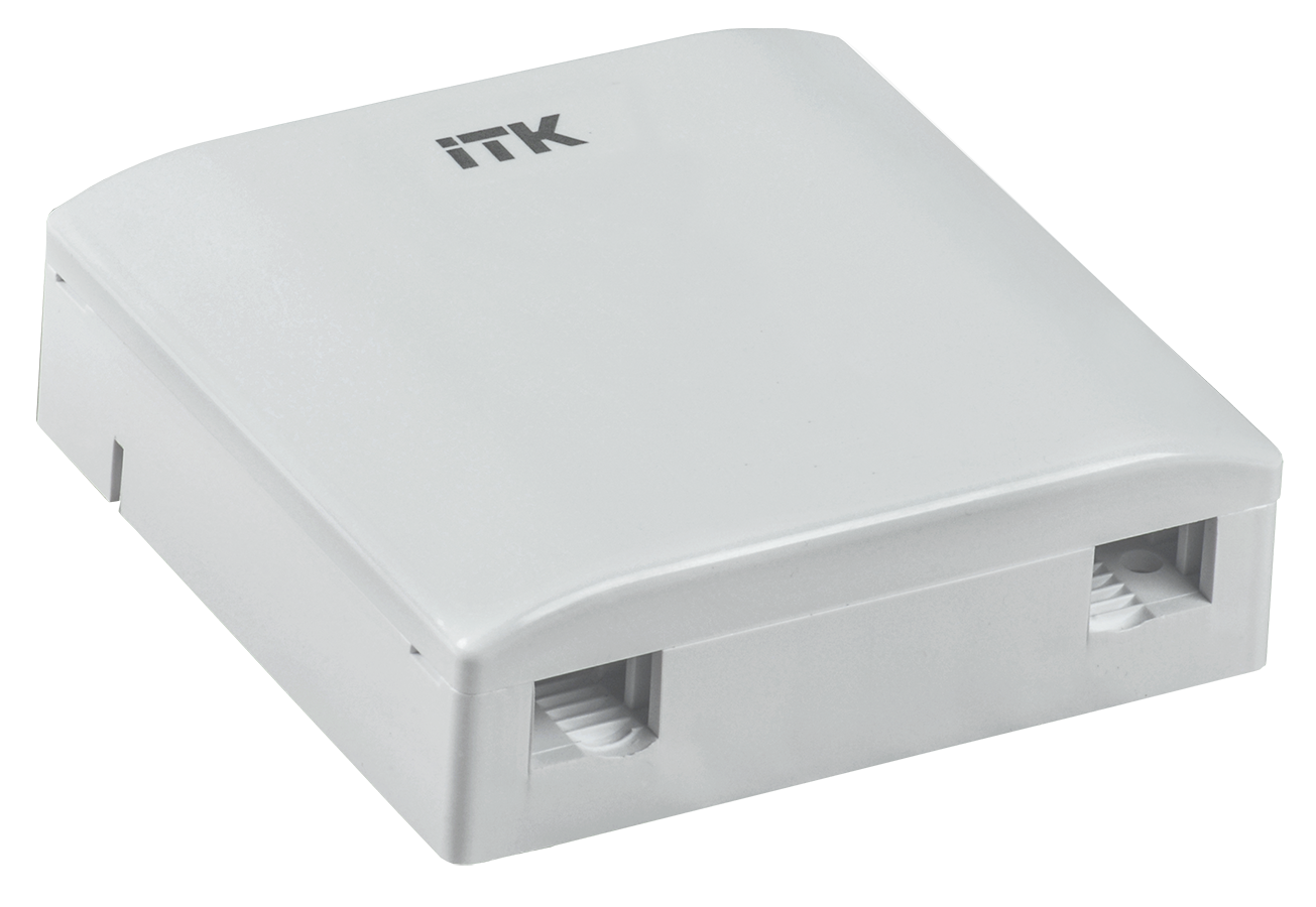 ITK Розетка оптическая настенная 2 порта SC/LC