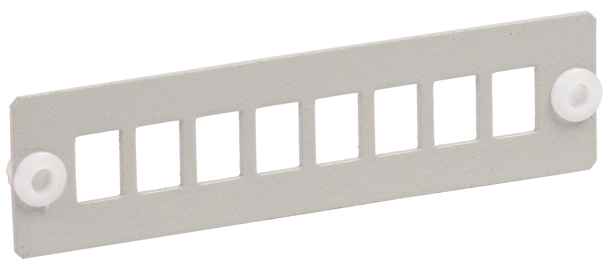 ITK Панель для 8-ми оптических адаптеров (SC или LC-Duplex в 19" кросс)