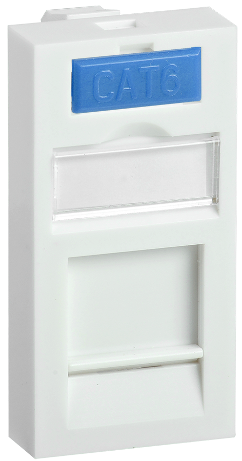 ITK Вставка 45х22,5мм для 1 модуля Keystone Jack с маркером