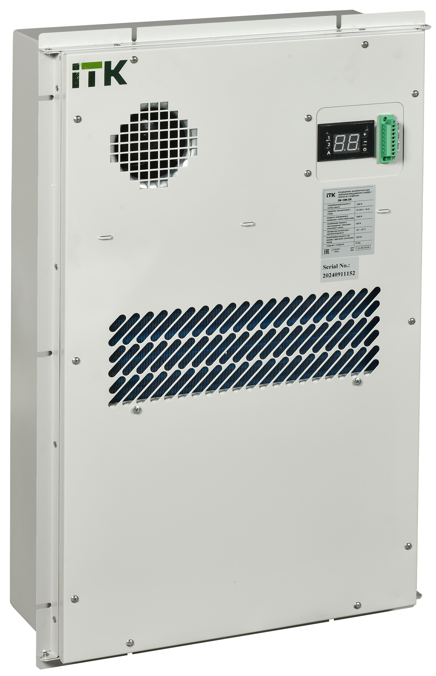 ITK Кондиционер моноблочный 1000Вт для телекоммуникационного шкафа