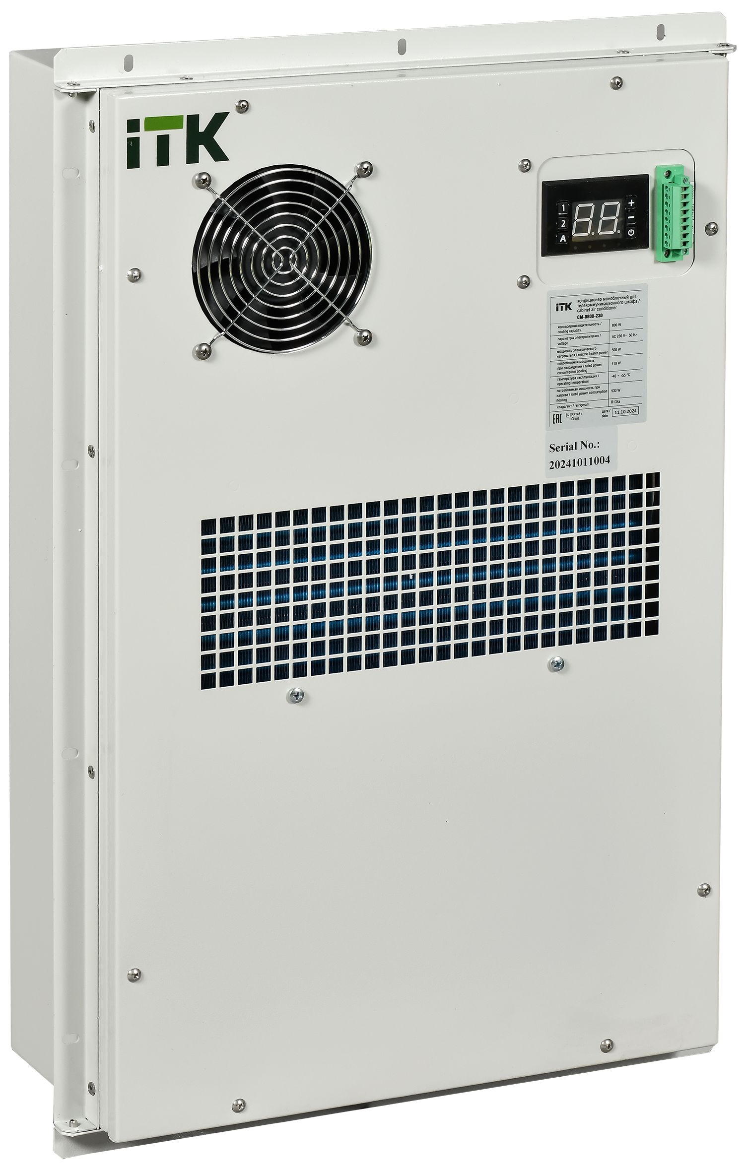 ITK Кондиционер моноблочный 800Вт для телекоммуникационного шкафа