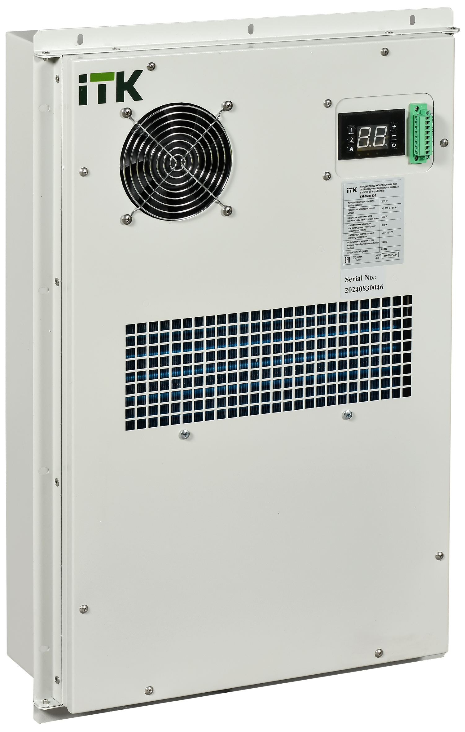 ITK Кондиционер моноблочный 600Вт для телекоммуникационного шкафа