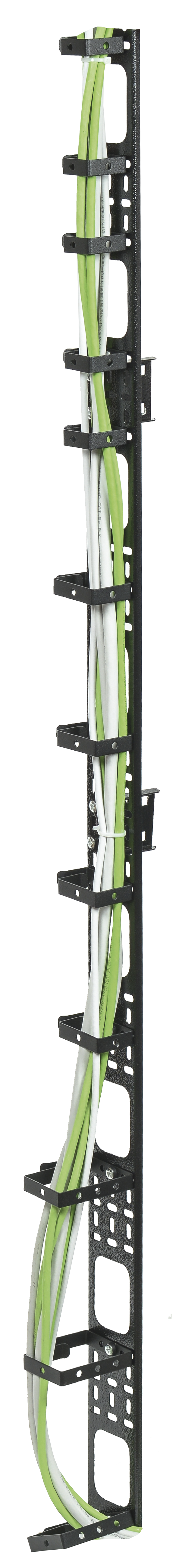 ITK LINEA F Стойка однорамная на роликах 10U 600х600мм черная