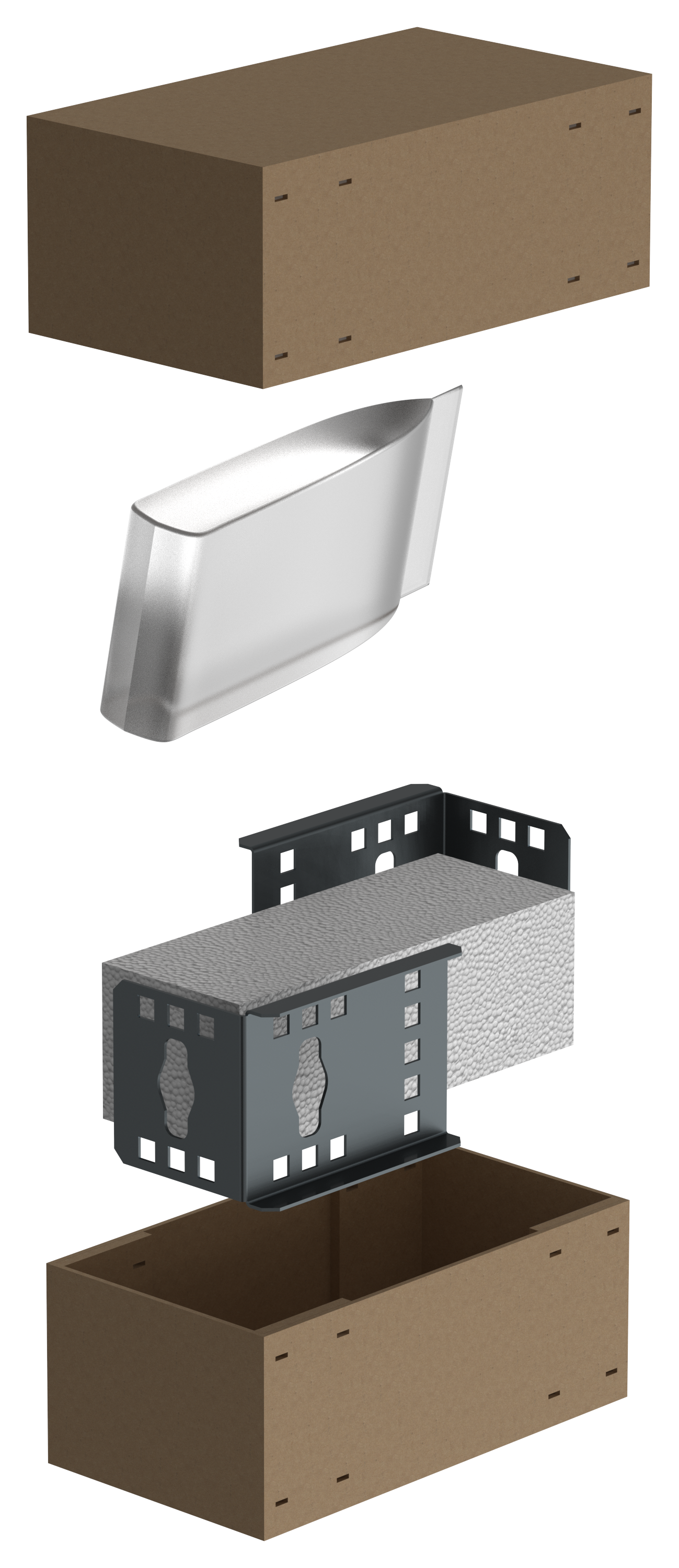 ITK LINEA S Кронштейн для крепления вертикальных PDU в зоне Zero-U черный (2шт/компл)