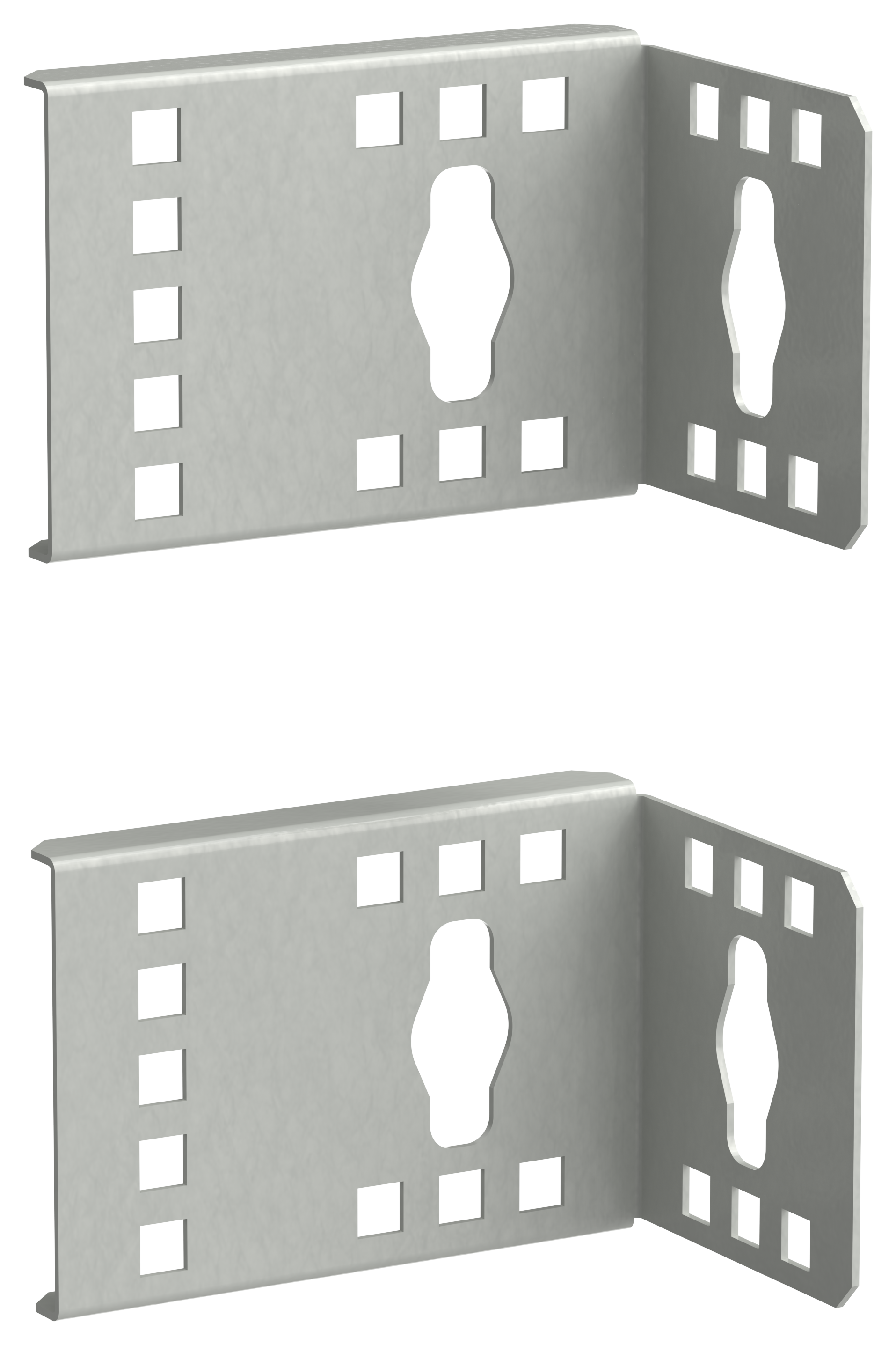 ITK LINEA S Кронштейн длякрепления вертикальных PDU в зоне Zero-U серый (2шт/компл)